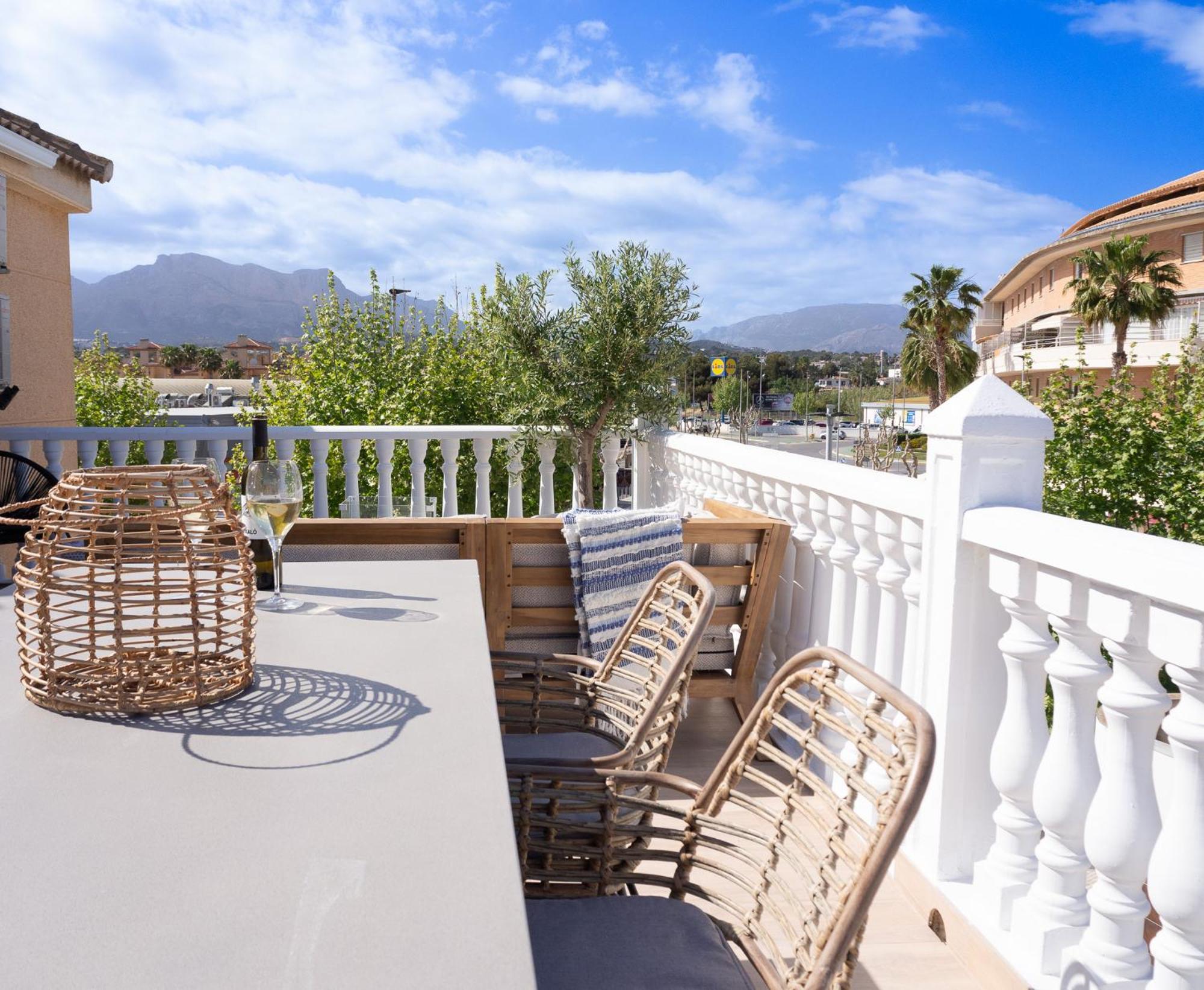 Casa Naru Albir, Duplex Appartement Met Ruim Terras En Buitenkeuken El Albir Dış mekan fotoğraf