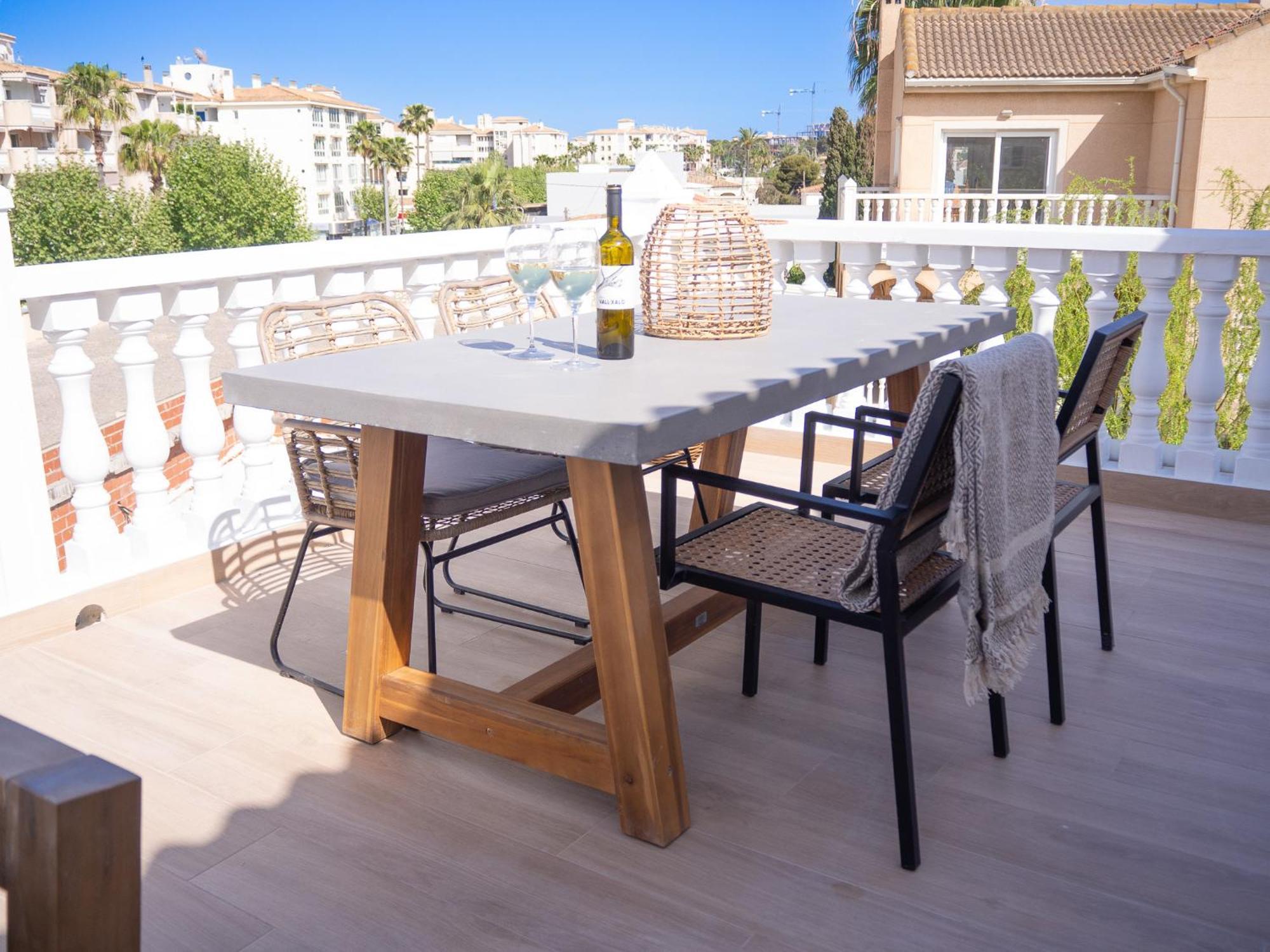 Casa Naru Albir, Duplex Appartement Met Ruim Terras En Buitenkeuken El Albir Dış mekan fotoğraf